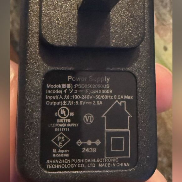 NWT DC 5V 2A Power Cord Supply 10W AC / DC Charger AC Adapter Power Supply - Picture 8 of 8